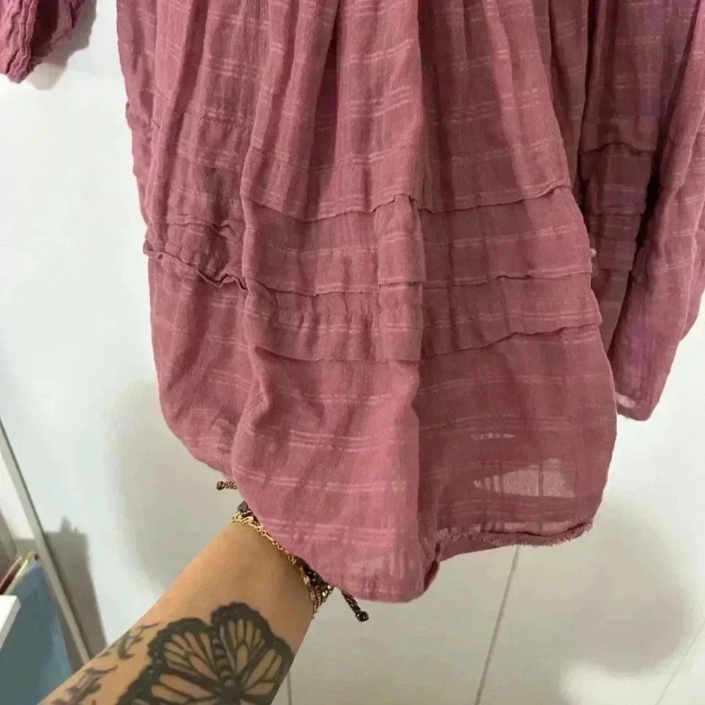 Free people, baby doll purple dress